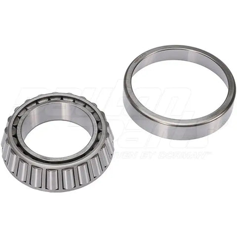 Automann BS415-E Economy bearing set for wheel assembly, includes cone HM518445 and cup HM518410, with wheel components.