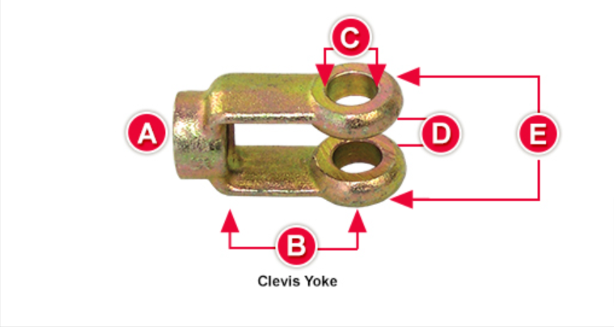 Tectran 2008-10S- Clevis Pin (PKG of 3) - Nick's Truck Parts
