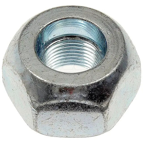 Automann E-5652L disc wheel nut for wheel end applications, shown in a close-up image with the nut's threading and shape.
