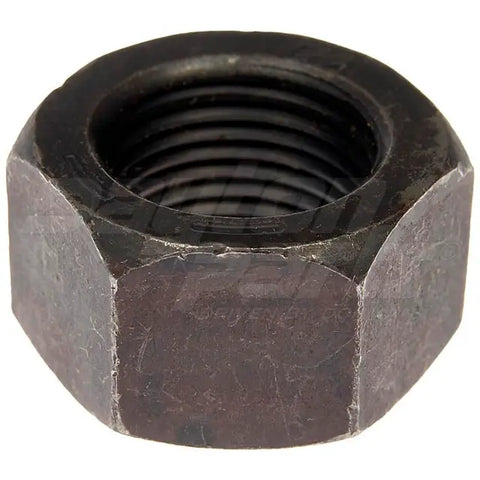 Automann E-5964-Disc wheel nut for wheel end applications, shown on a vehicle wheel in the image.