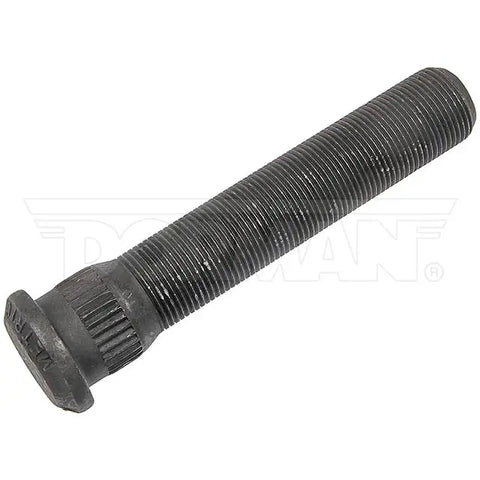 Automann E-10242-Metric Serrated Stud for wheel end, showing a close-up of the metal serrated stud with threading detail.