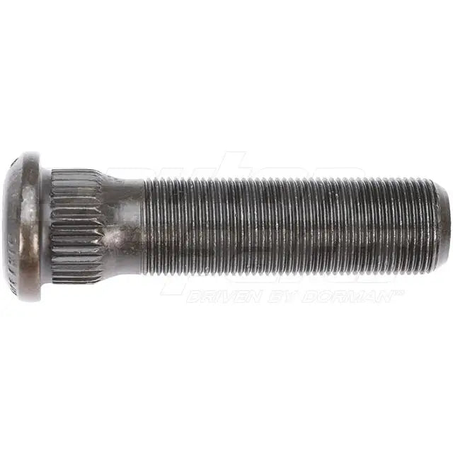 Automann E-10675-Metric Serrated Stud for wheel end applications, showing the detailed serrated metal stud with threading.