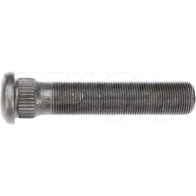 Automann 201.6156 metric serrated stud, right-hand threaded metal fastener with serrated surface for secure attachment.