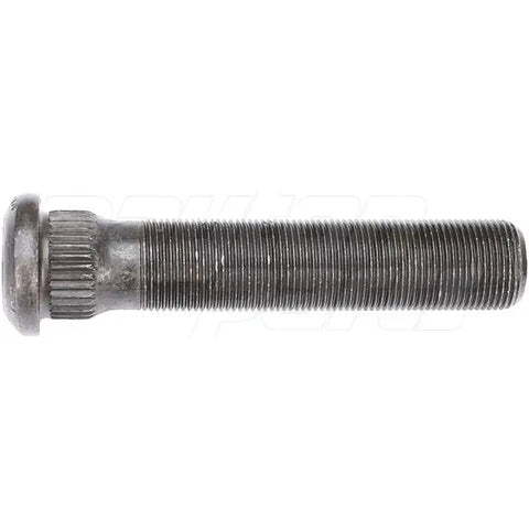 Automann 201.6156 metric serrated stud, right-hand threaded metal fastener with serrated surface for secure attachment.