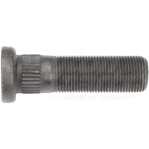 Automann 201.6165 metric serrated stud showing threaded end and serrated head for secure fastening.