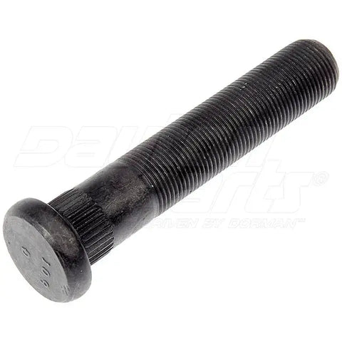 Automann E-11709-Metric Serrated Stud for wheel end, metal fastener with serrated head, shown on a white background.