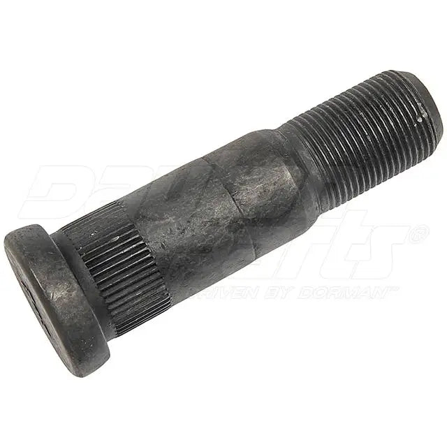Automann 201.6170 metric serrated stud with right-hand threading, shown in close-up view highlighting the textured serrated surface.