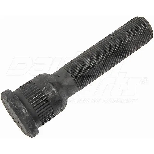 Automann 201.6172 metric serrated stud right-hand side showing serrated surface and threaded end for mechanical fastening.