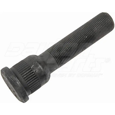 Automann 201.6172 metric serrated stud right-hand side showing serrated surface and threaded end for mechanical fastening.