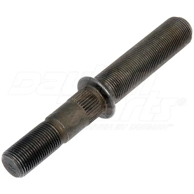Automann 201.6221 metric double-ended wheel stud for vehicle wheels, right-hand side, close-up view of the metal stud.