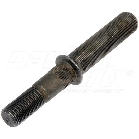 Automann 201.6221 metric double-ended wheel stud for vehicle wheels, right-hand side, close-up view of the metal stud.