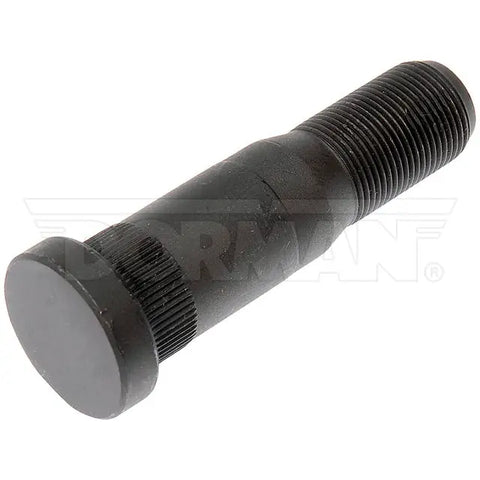 Automann 201.6240 metric serrated stud showing textured surface and threading for fastening applications.
