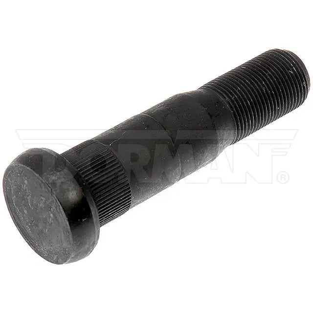Automann 201.6241 metric serrated stud showing ridged threaded end and serrated head for secure fastening.