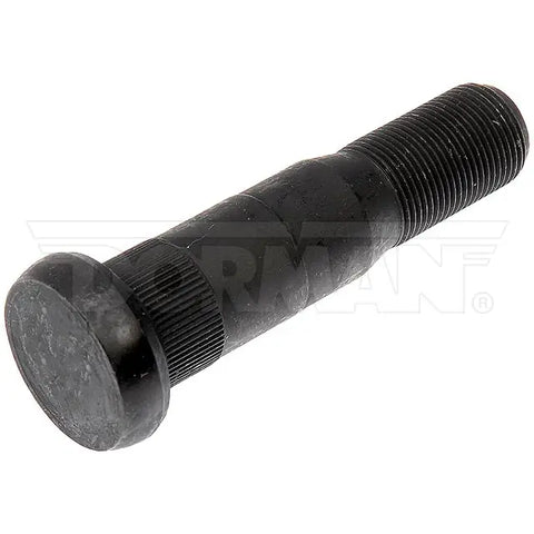 Automann 201.6241 metric serrated stud showing ridged threaded end and serrated head for secure fastening.
