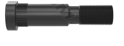 Automann 201.6243 metric serrated stud showing a threaded metal fastener with serrated surface for secure attachment.
