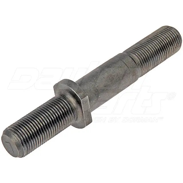 Automann E-6024L round collar shoulder stud for wheel end applications, shown in a close-up view.