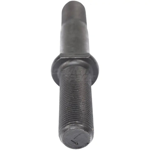 Automann E-5933L round collar shoulder stud for wheel end with a durable metal finish, designed for heavy-duty vehicle applications.