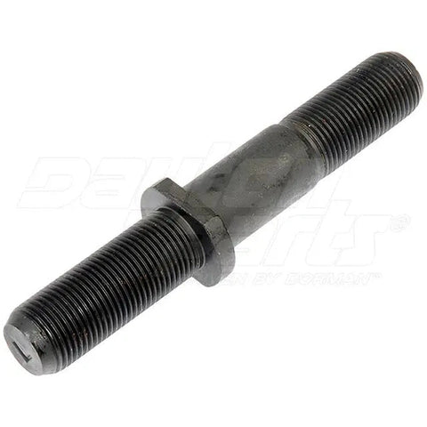 Automann E-5930L round collar shoulder stud for wheel end applications, shown in a detailed close-up image.
