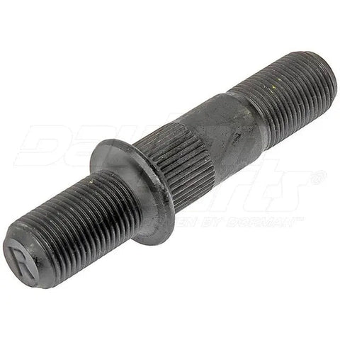 Automann E-5715L round collar should stud for wheel end assembly, visible with metal construction and mounting features.