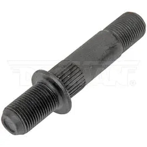 Automann E-5716L round collar shoulder stud for wheel end, metal fastener with a rounded collar design, used in heavy-duty vehicle applications.