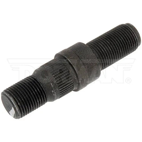 Automann E-9006 round collar shoulder stud for wheel end assembly, showing the metal component with a rounded collar design.