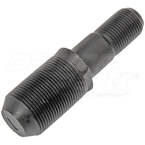 Automann E-5935L round collar shoulder stud for wheel end assembly, visible metal component with precise craftsmanship