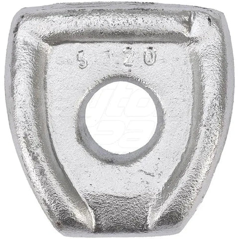 Automann E-5838 wheel clamp for wheel end, showing sturdy metal construction and secure locking mechanism.