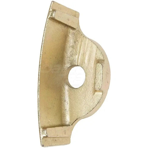 Automann E-5828 wheel clamp for wheel end security, shown in a close-up image of the clamp attached to a vehicle wheel.