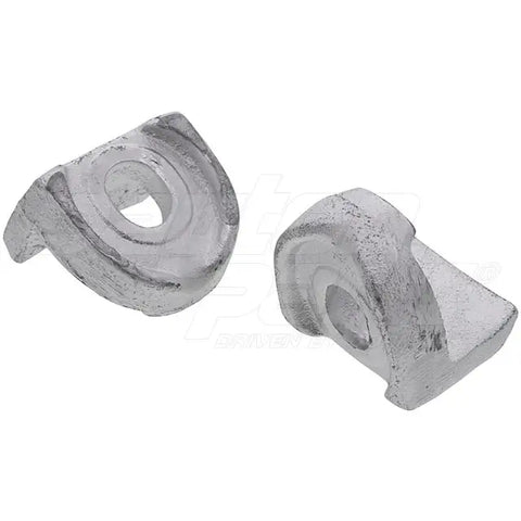 Automann E-5822 wheel end clamp with a sturdy metal construction, designed for secure vehicle wheel immobilization.
