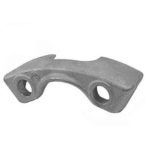 Automann E-5973 wheel end wheel clamp securing vehicle wheel for safety and theft prevention.