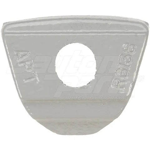 Automann E-5904A wheel clamp on a vehicle wheel, showcasing wheel end security device with metal construction for vehicle safety.