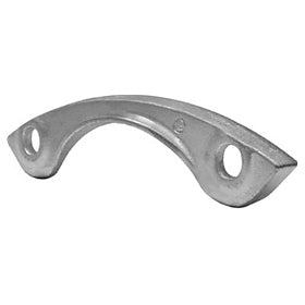 Automann E-5825 wheel end clamp with metal construction, mounted on a vehicle wheel for secure parking or safety.