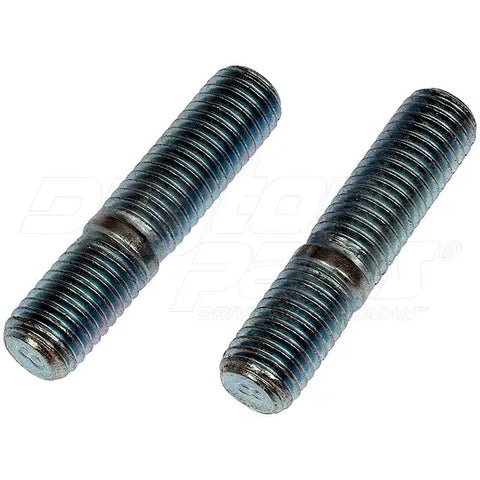 Dayton E-4958 Spoke Wheel & Rim Stud set, wheel end replacement parts, shown on a black background with metal finish.