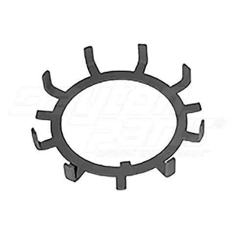 Automann E-4873-Axle Spindle Washer for wheel end applications, shown in a close-up view of the metal washer.
