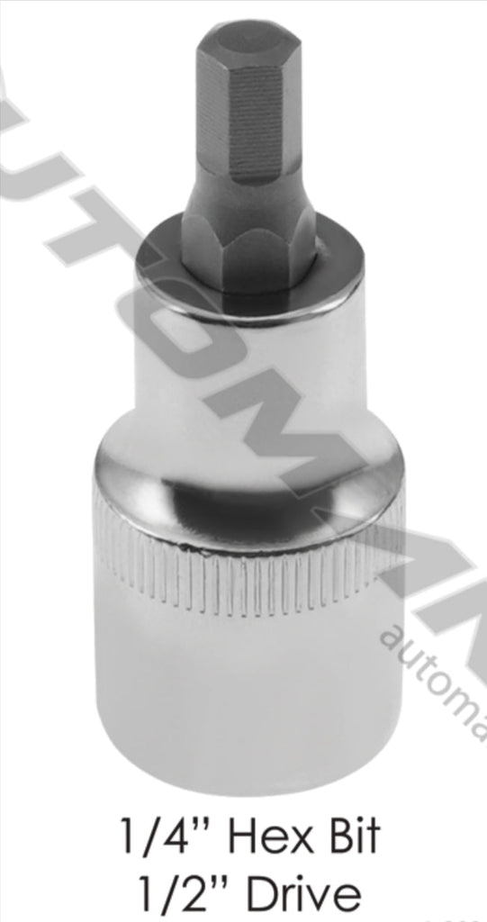 210.1008CH- Socket 1/4in Hex Bit 1/2in Drive - Nick's Truck Parts