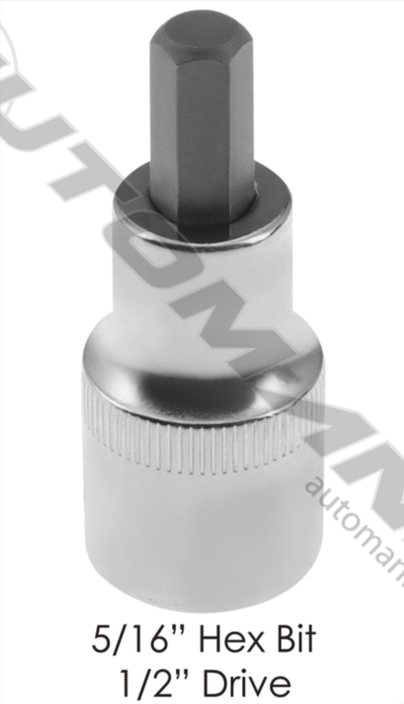 210.1010CH - Socket 5/16in Hex Bit 1/2in Drive - Nick's Truck Parts