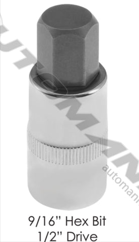 210.1018CH - Socket 9/16in Hex Bit 1/2in Drive - Nick's Truck Parts