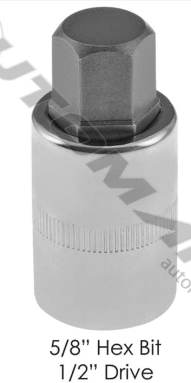 210.1020CH - Socket 5/8in Hex Bit 1/2in Drive - Nick's Truck Parts