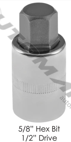 210.1020CH - Socket 5/8in Hex Bit 1/2in Drive - Nick's Truck Parts