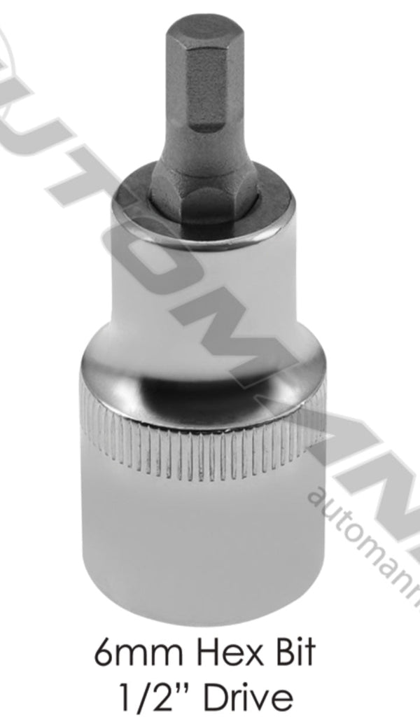 210.1106CMH - Socket 6mm Hex Bit 1/2in Drive - Nick's Truck Parts