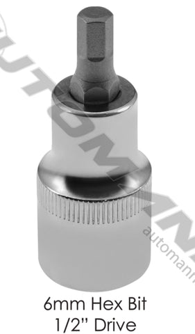 210.1106CMH - Socket 6mm Hex Bit 1/2in Drive - Nick's Truck Parts