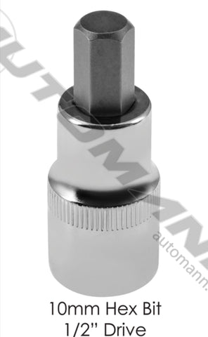 210.1110CMH- Socket 10mm Hex Bit 1/2in Drive - Nick's Truck Parts