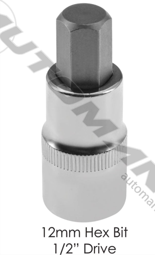 210.1112CMH- Socket 12mm Hex Bit 1/2in Drive - Nick's Truck Parts