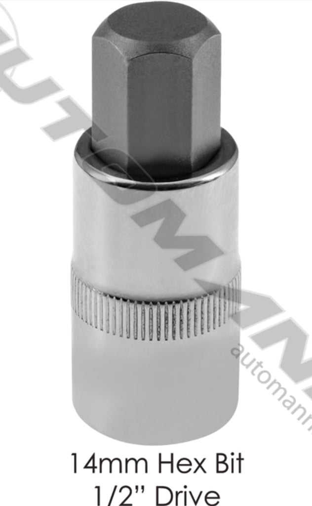 210.1114CMH- Socket 14mm Hex Bit 1/2in Drive - Nick's Truck Parts