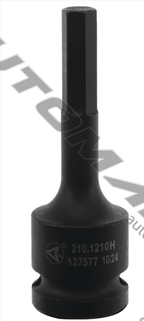 210.1210H- Impact Socket 5/16in Hex Bit 1/2in Drive - Nick's Truck Parts