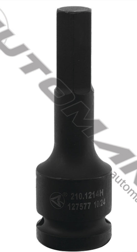 210.1214H - Impact Socket 7/16in Hex Bit 1/2in Drive - Nick's Truck Parts