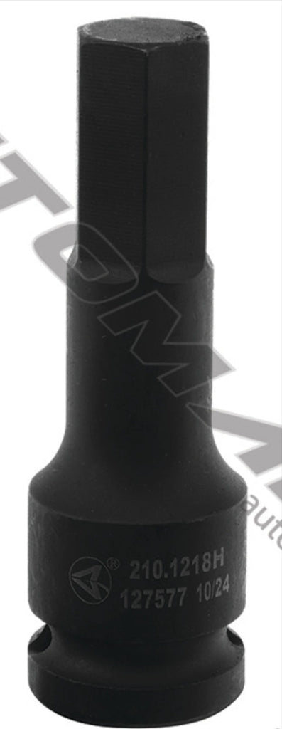210.1218H - Impact Socket 9/16in Hex Bit 1/2in Drive - Nick's Truck Parts