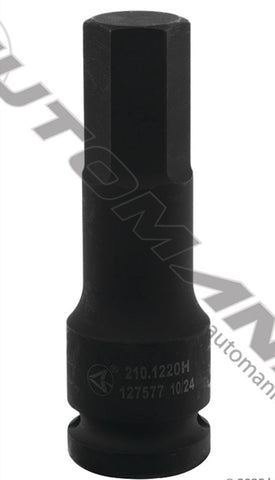 210.1220H - Impact Socket 5/8in Hex Bit 1/2in Drive - Nick's Truck Parts