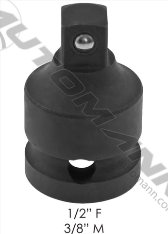 210.1238A- Impact Adapter 1/2in F X 3/8in M - Nick's Truck Parts