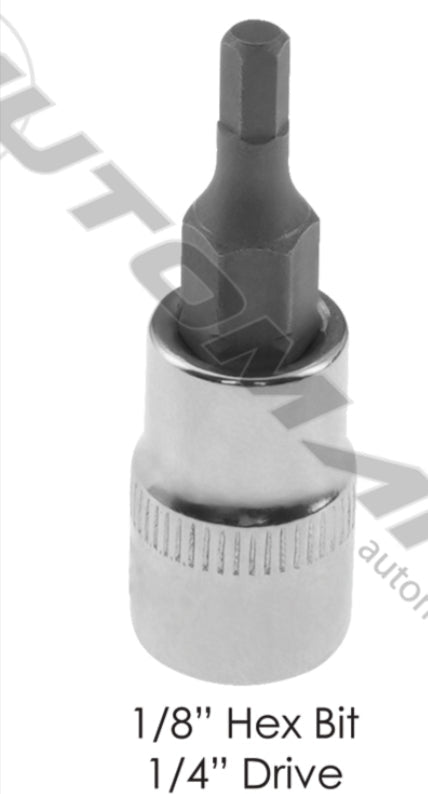 210.1504CH- Socket 1/8in Hex Bit 1/4in Drive - Nick's Truck Parts